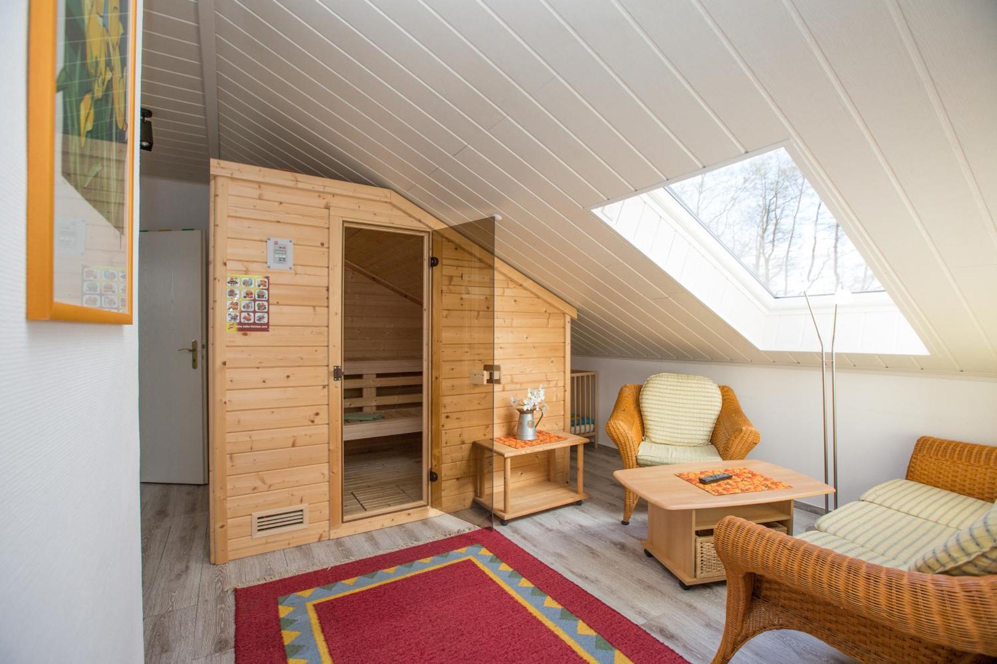 Ferienhaus Seeblick Am Jabeler See Mit Sauna Экстерьер фото