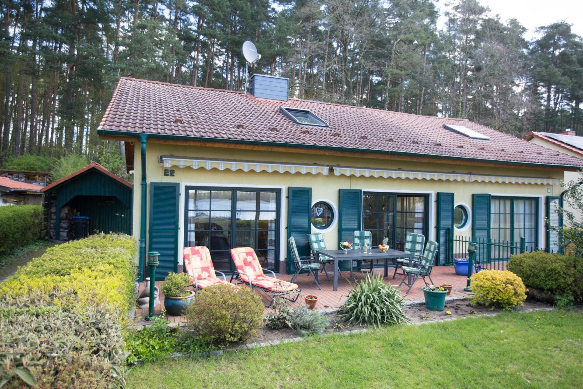 Ferienhaus Seeblick Am Jabeler See Mit Sauna Экстерьер фото